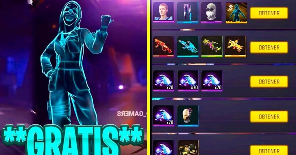 CÓDIGOS GRATIS PARA FREE FIRE NUEVOS CÓDIGOS FUNCIONANDO ESTE MES